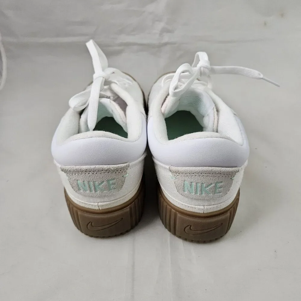 Nike Court Legacy Lift Women Sneakers 10 White Gum Mint Green Casual Effortless